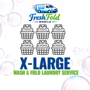 Extra Large Load Wash & Fold Laundry Service