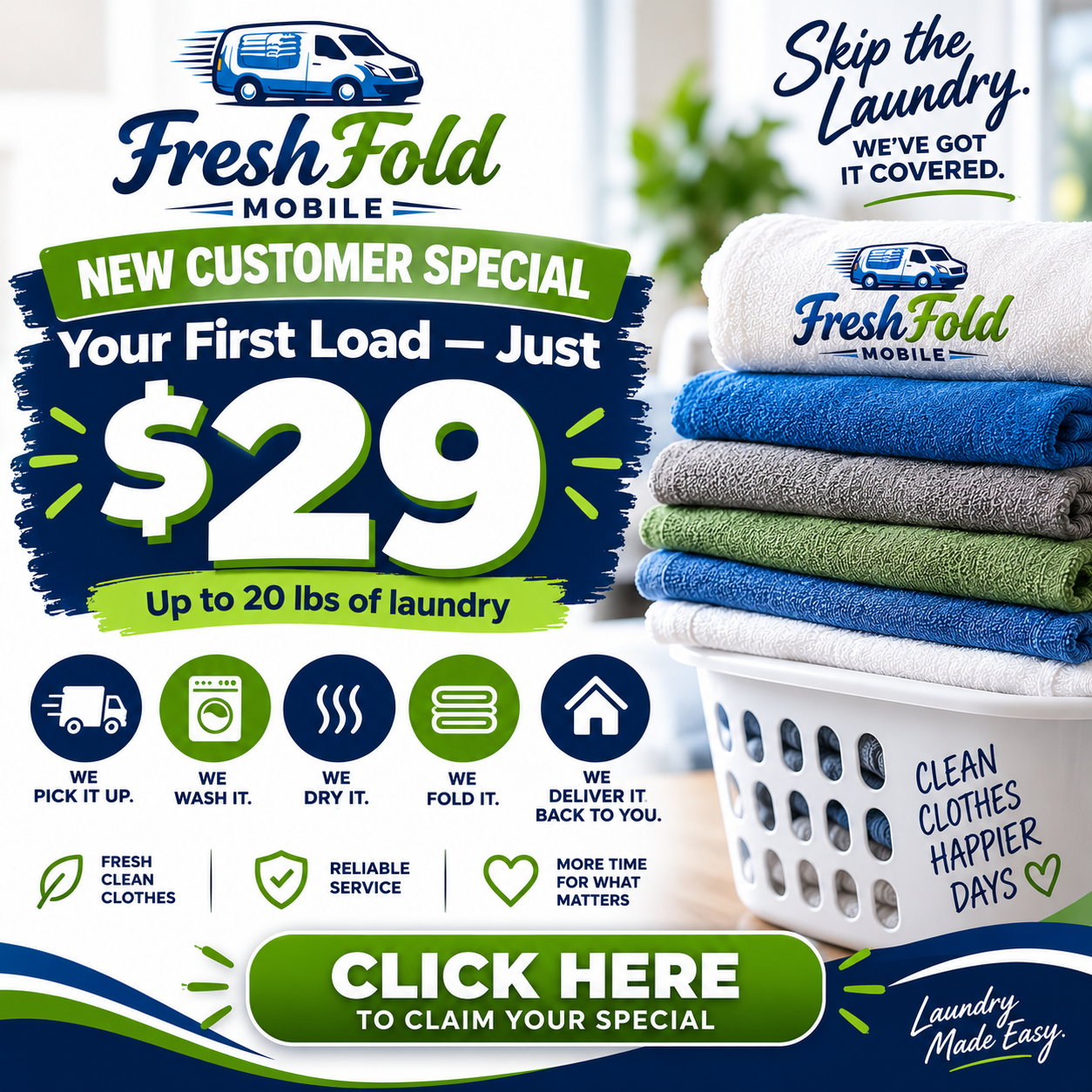 $29 First-Order Laundry Special